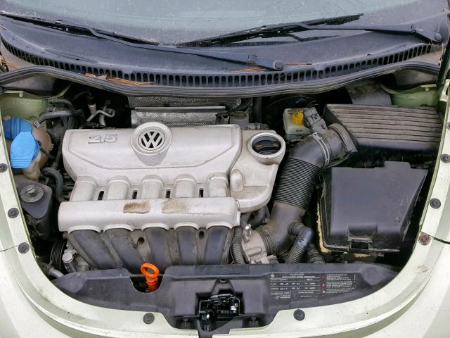 3VWRW31CX9M506944 - 2009 VOLKSWAGEN NEW BEETLE მწვანე ფოტო 7