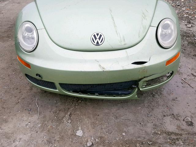 3VWRW31CX9M506944 - 2009 VOLKSWAGEN NEW BEETLE მწვანე ფოტო 9