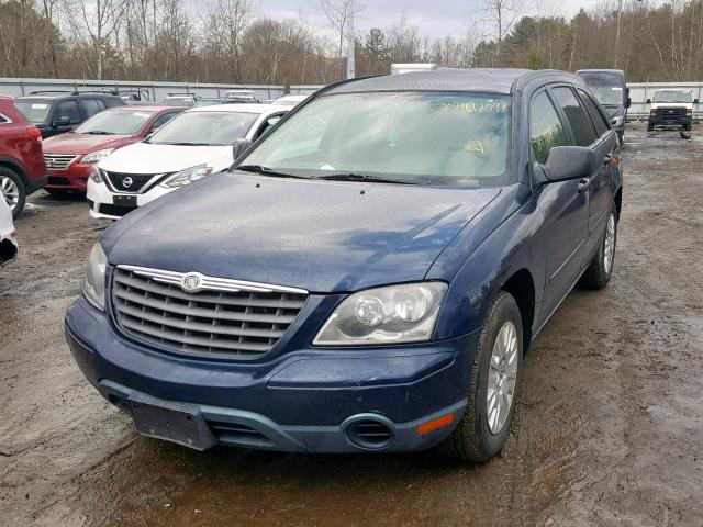 2A4GM48456R842665 - 2006 CHRYSLER PACIFICA BLUE photo 2