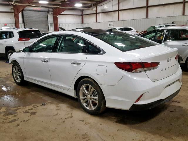 5NPE34AF0KH735736 - 2019 HYUNDAI SONATA SPO WHITE photo 3