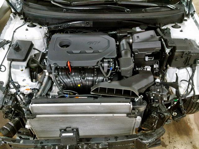 5NPE34AF0KH735736 - 2019 HYUNDAI SONATA SPO WHITE photo 7