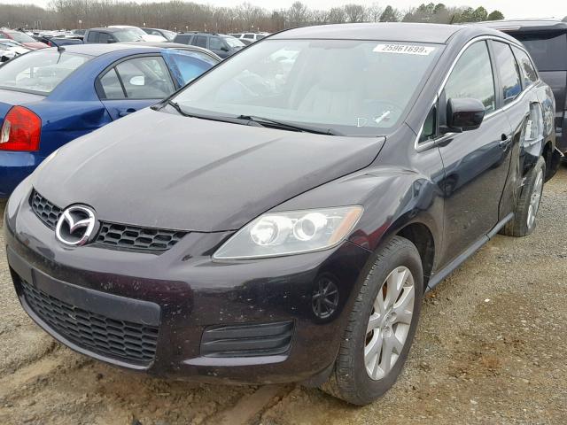 JM3ER293590236491 - 2009 MAZDA CX-7 PURPLE photo 2