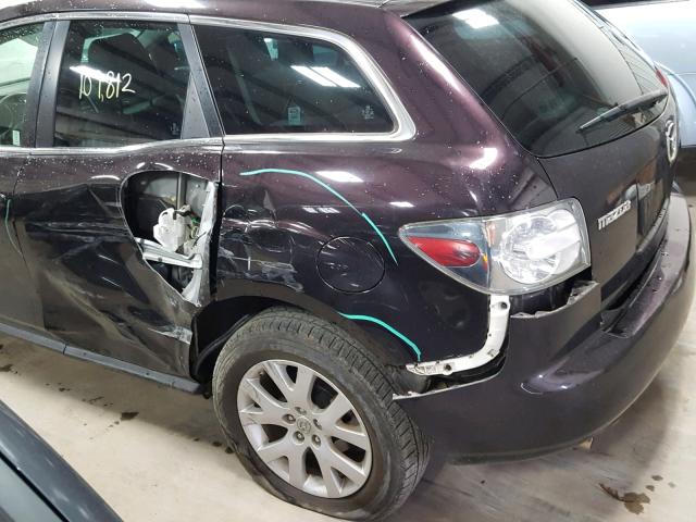 JM3ER293590236491 - 2009 MAZDA CX-7 PURPLE photo 9