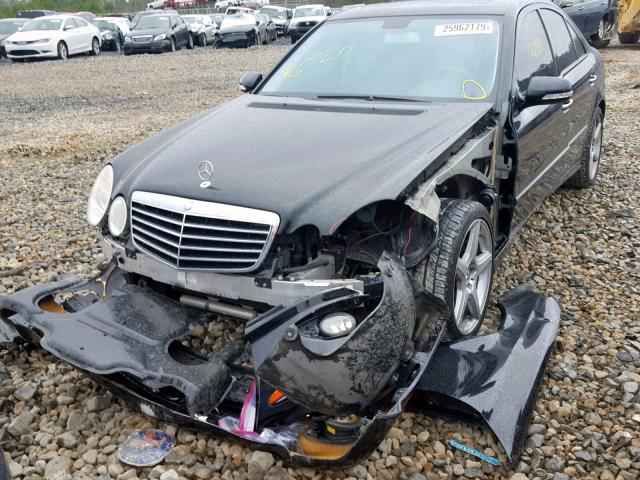 WDBUF56X69B424588 - 2009 MERCEDES-BENZ E 350 BLACK photo 2