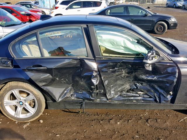 WBA3D5C52EKX96555 - 2014 BMW 328 D BLACK photo 9