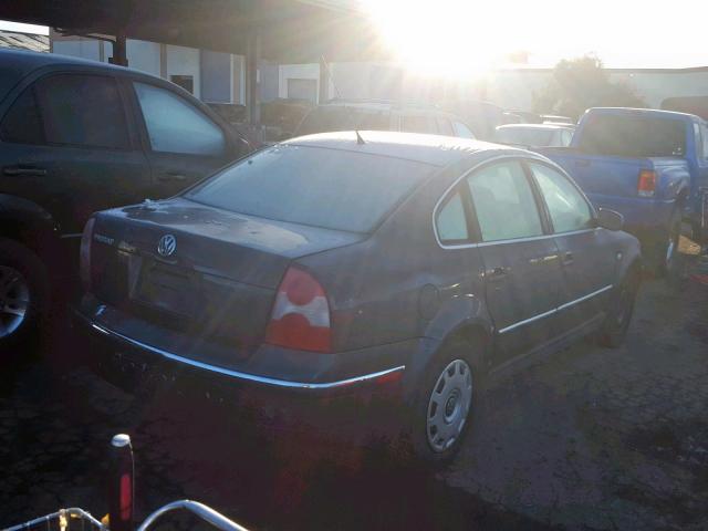 WVWMD63B53P282234 - 2003 VOLKSWAGEN PASSAT GL GRAY photo 4