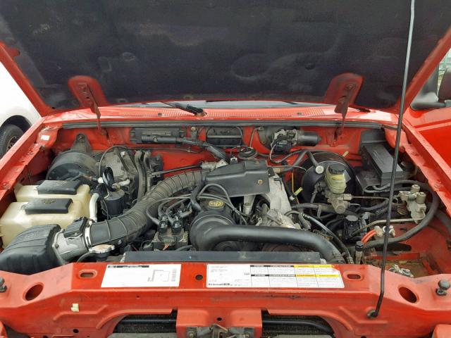 1FTYR10C3XTA02973 - 1999 FORD RANGER RED photo 7