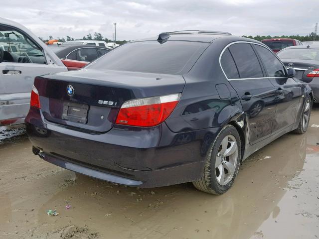 WBANE53587CW60997 - 2007 BMW 525 I BLUE photo 4