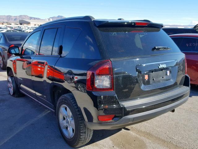 1C4NJCBB7GD590798 - 2016 JEEP COMPASS SP შავი ფოტო 3