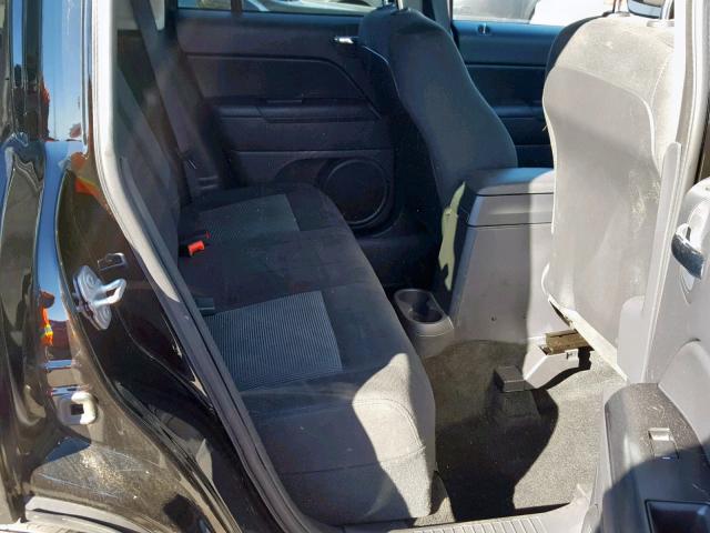 1C4NJCBB7GD590798 - 2016 JEEP COMPASS SP შავი ფოტო 6