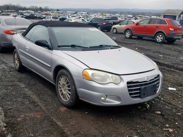 1C3EL55R06N222233 - 2006 CHRYSLER SEBRING TO SILVER photo 1