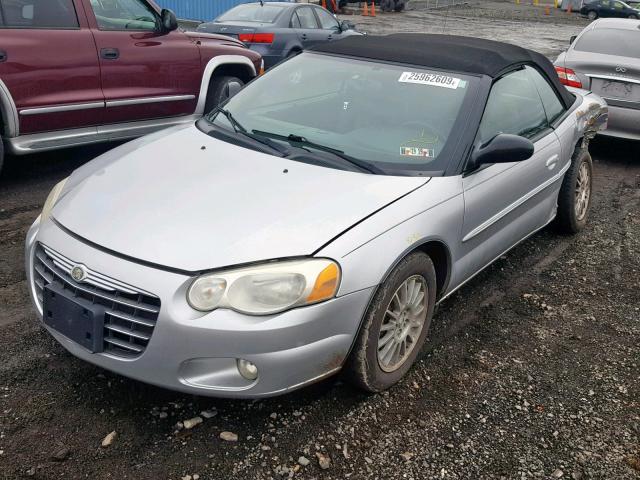 1C3EL55R06N222233 - 2006 CHRYSLER SEBRING TO SILVER photo 2