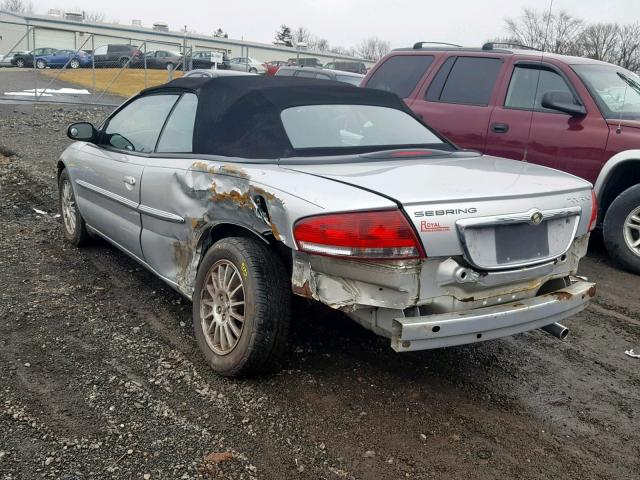 1C3EL55R06N222233 - 2006 CHRYSLER SEBRING TO SILVER photo 3