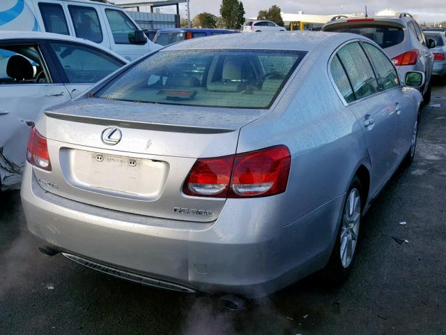 JTHBH96S765042657 - 2006 LEXUS GS GENERAT SILVER photo 4