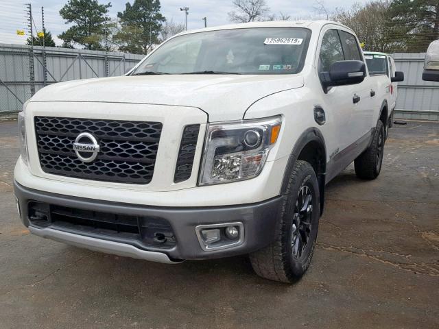 1N6AA1E53HN559758 - 2017 NISSAN TITAN SV WHITE photo 2