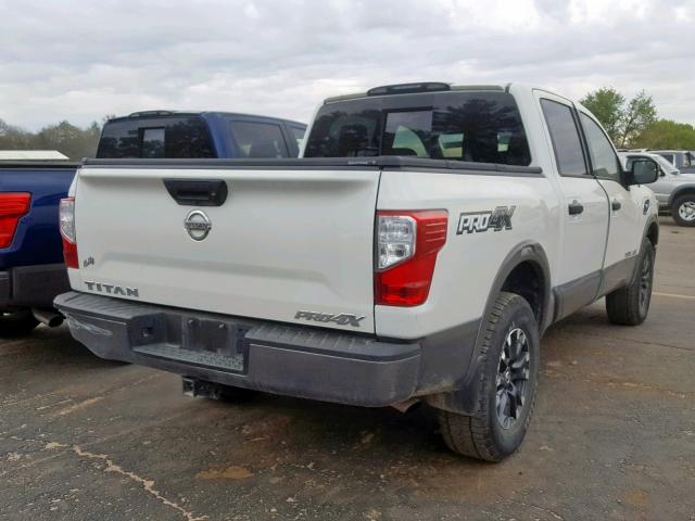 1N6AA1E53HN559758 - 2017 NISSAN TITAN SV WHITE photo 4