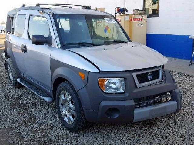 5J6YH28554L017348 - 2004 HONDA ELEMENT EX SILVER photo 1