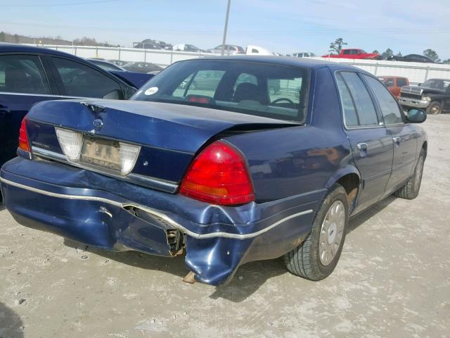 2FAFP73WX3X207893 - 2003 FORD CROWN VICT BLUE photo 4