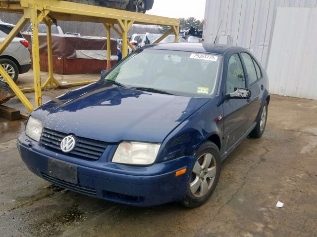 3VWSK69M13M005864 - 2003 VOLKSWAGEN JETTA GLS BLUE photo 2