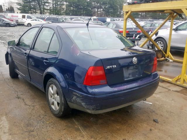 3VWSK69M13M005864 - 2003 VOLKSWAGEN JETTA GLS BLUE photo 3