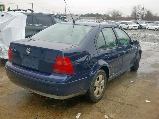 3VWSK69M13M005864 - 2003 VOLKSWAGEN JETTA GLS BLUE photo 4