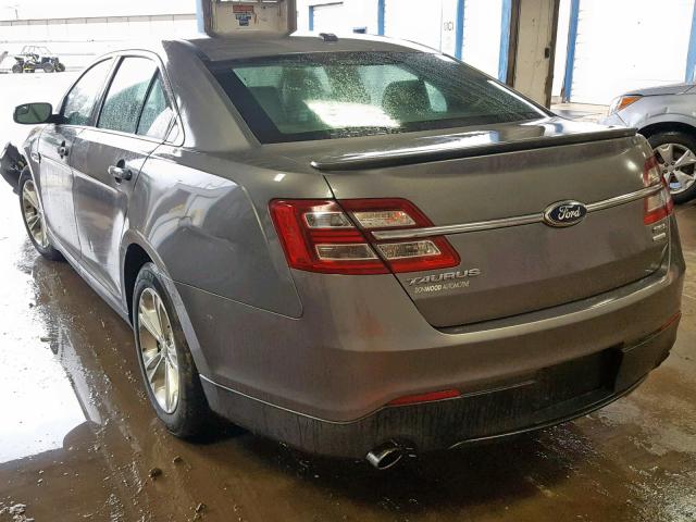 1FAHP2E83DG146257 - 2013 FORD TAURUS SEL GRAY photo 3