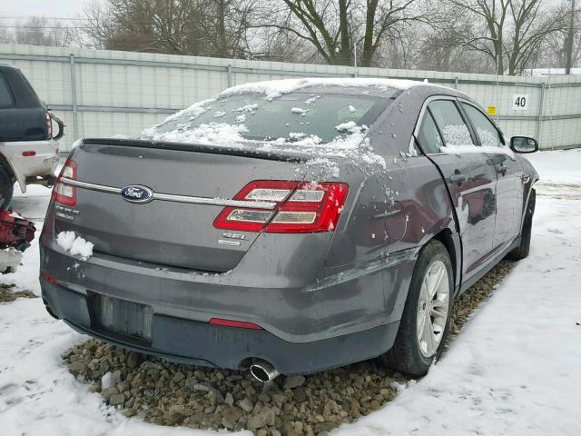 1FAHP2E83DG146257 - 2013 FORD TAURUS SEL GRAY photo 4