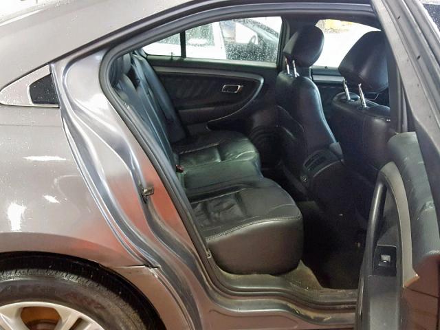 1FAHP2E83DG146257 - 2013 FORD TAURUS SEL GRAY photo 6