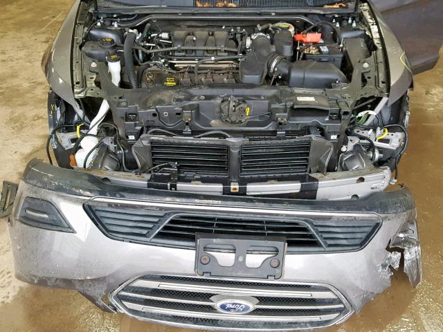 1FAHP2E83DG146257 - 2013 FORD TAURUS SEL GRAY photo 7