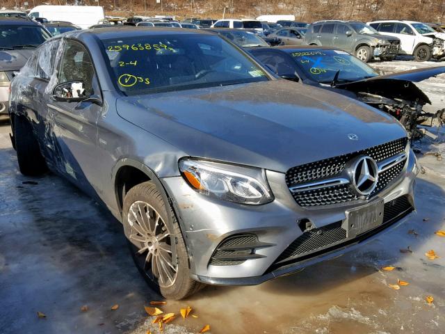 WDC0J6EB5JF448026 - 2018 MERCEDES-BENZ GLC COUPE GRAY photo 1