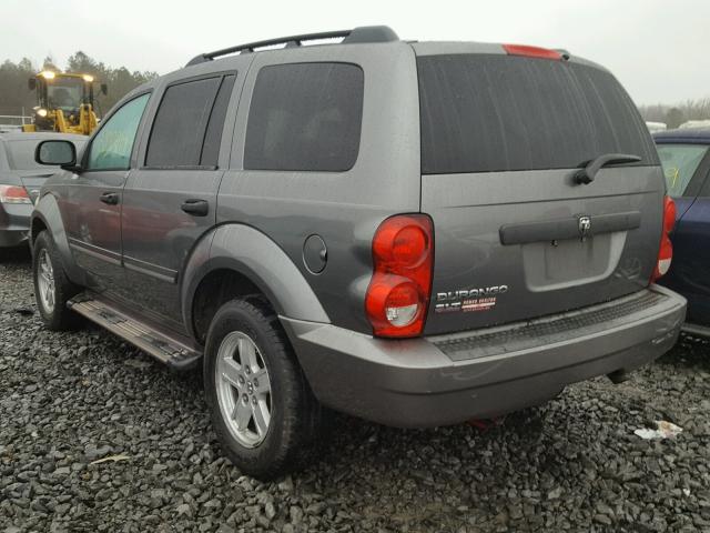 1D8HD48K47F543963 - 2007 DODGE DURANGO SL GRAY photo 3