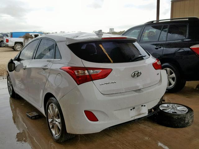 KMHD35LEXDU156702 - 2013 HYUNDAI ELANTRA GT WHITE photo 3