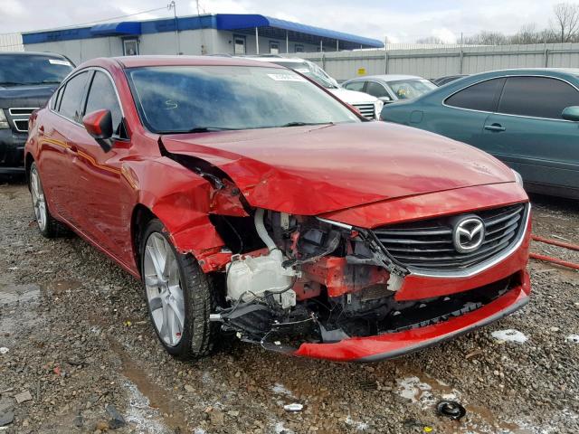 JM1GJ1V66E1139162 - 2014 MAZDA 6 TOURING RED photo 1