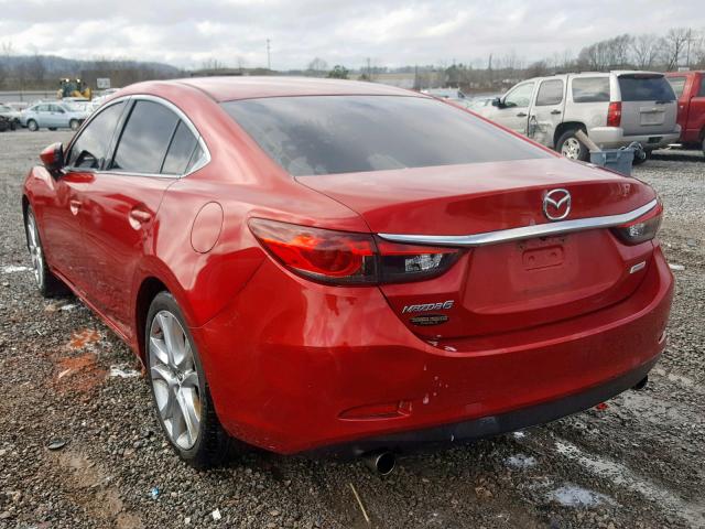 JM1GJ1V66E1139162 - 2014 MAZDA 6 TOURING RED photo 3