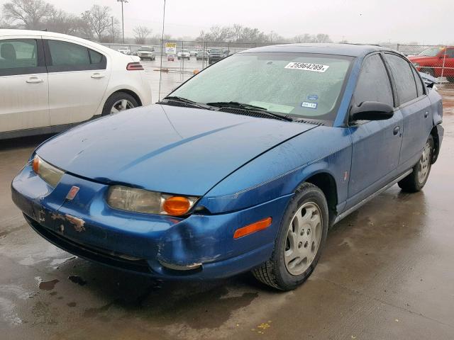 1G8ZF52892Z264817 - 2002 SATURN SL BLUE photo 2