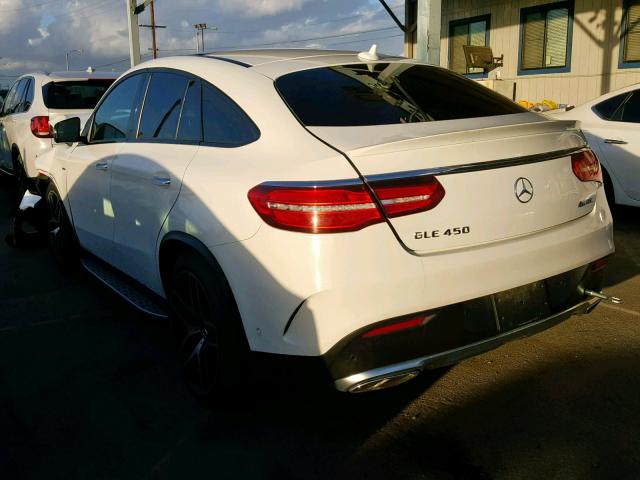 4JGED6EBXGA006525 - 2016 MERCEDES-BENZ GLE COUPE WHITE photo 3