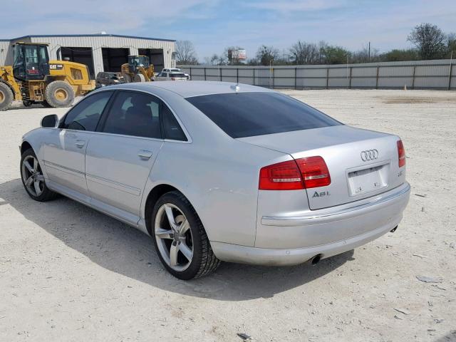 WAUMV94E78N003857 - 2008 AUDI A8 L QUATT SILVER photo 3