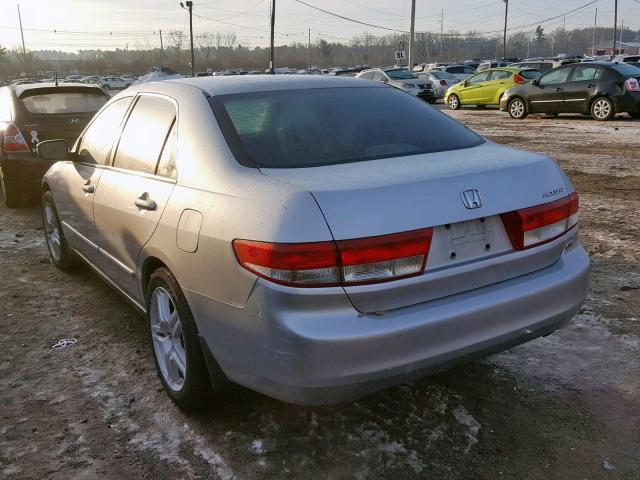 1HGCM66304A048136 - 2004 HONDA ACCORD LX SILVER photo 3