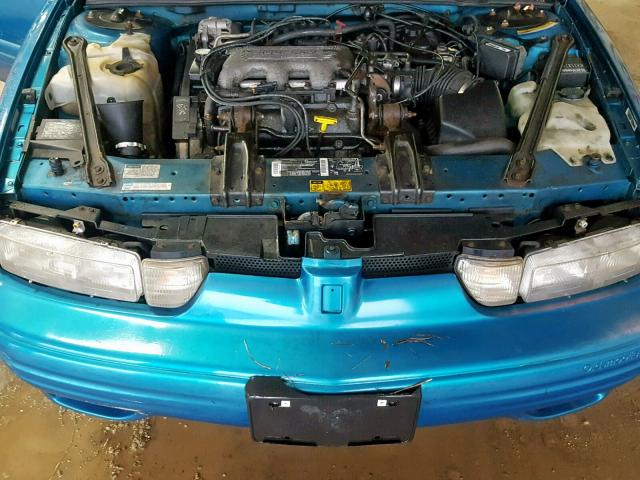 1G3WH55M1RD347564 - 1994 OLDSMOBILE CUTLASS SU TEAL photo 7