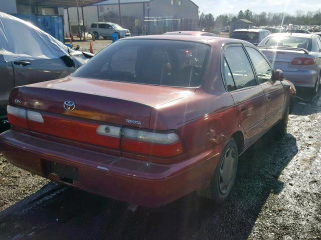 2T1BB02E1VC188276 - 1997 TOYOTA COROLLA DX RED photo 4