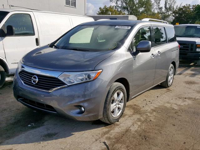 JN8AE2KP8H9166130 - 2017 NISSAN QUEST S GRAY photo 2