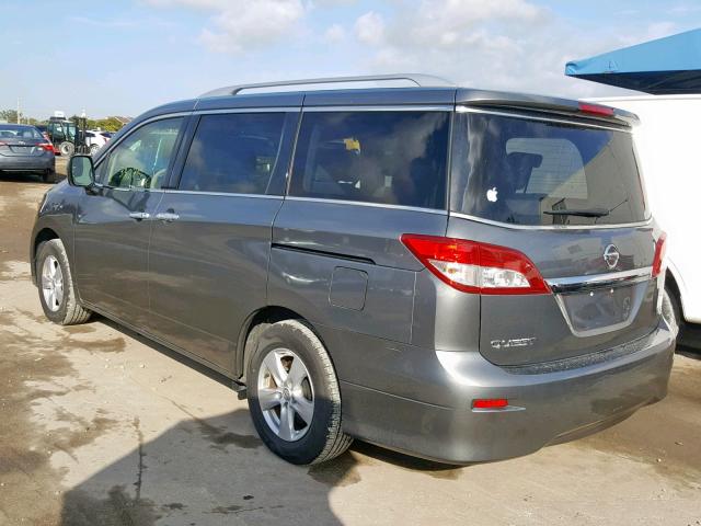 JN8AE2KP8H9166130 - 2017 NISSAN QUEST S GRAY photo 3