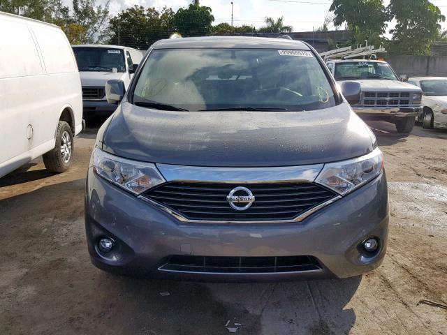 JN8AE2KP8H9166130 - 2017 NISSAN QUEST S GRAY photo 9