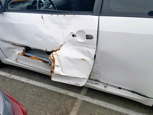 JTKDE167790294953 - 2009 TOYOTA SCION TC 白色 照片 9