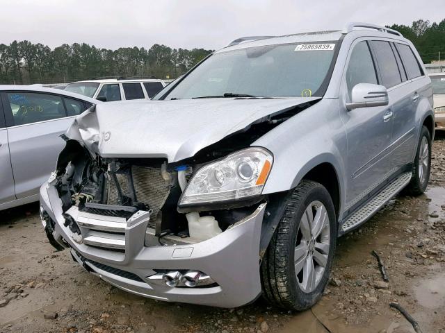 4JGBF7BE1BA751500 - 2011 MERCEDES-BENZ GL 450 4MA SILVER photo 2