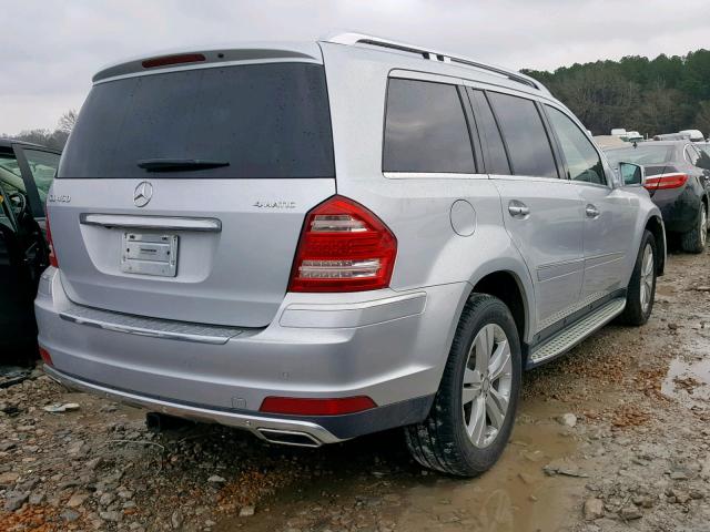 4JGBF7BE1BA751500 - 2011 MERCEDES-BENZ GL 450 4MA SILVER photo 4