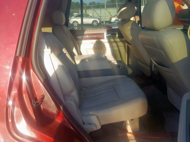 5LMFU28RX4LJ38137 - 2004 LINCOLN NAVIGATOR BURGUNDY photo 6