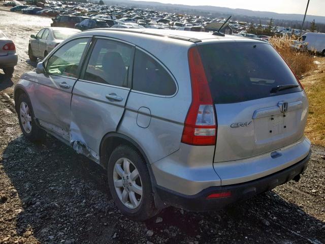 5J6RE48769L009101 - 2009 HONDA CR-V EXL SILVER photo 3