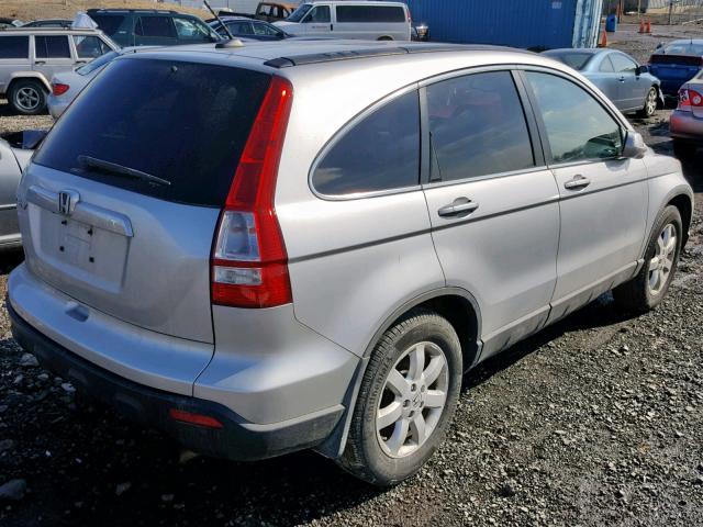 5J6RE48769L009101 - 2009 HONDA CR-V EXL SILVER photo 4