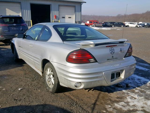 1G2NF12T91M549230 - 2001 PONTIAC GRAND AM S SILVER photo 3